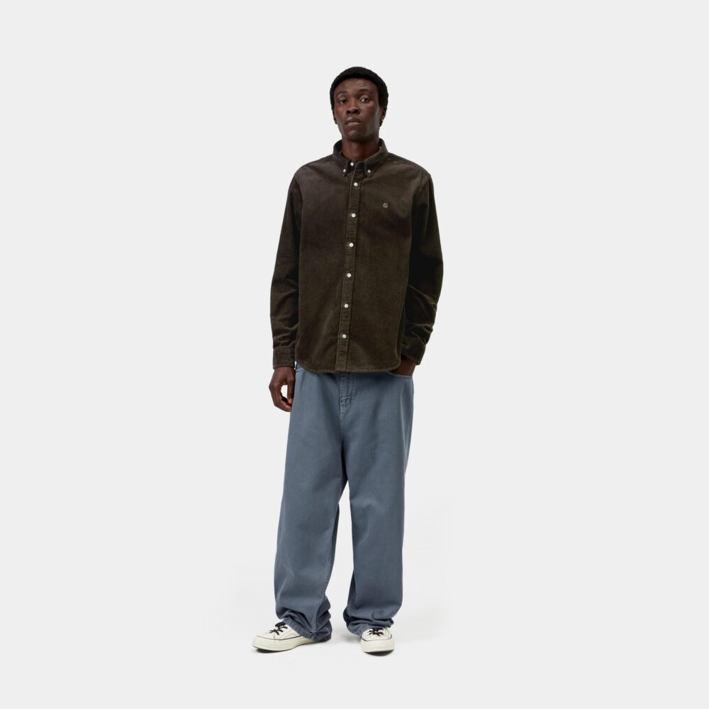 Carhartt WIP Madison Cord Shirt - Tobacco