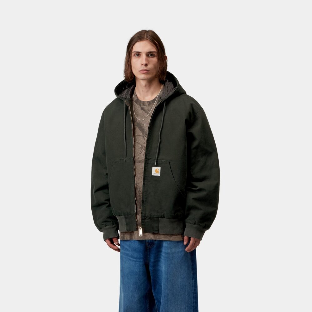 Carhartt WIP OG Active Jacket - Raven/Stone Canvas