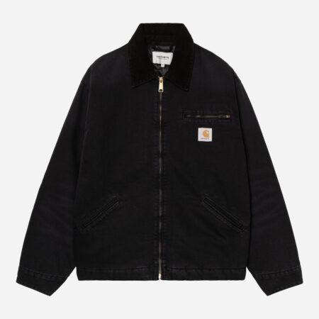 Carhartt WIP OG Detroit Jacket - Black/Black Stone Canvas (AU26)