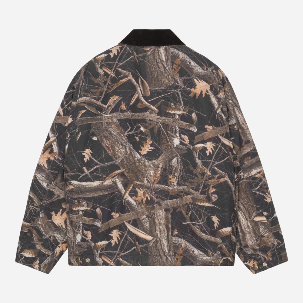 Carhartt WIP OG Detroit Jacket - Camo Feather Tree/Black/Heavy Stone Wash Carhartt WIP OG Detroit Jacket - Camo Feather Tree/Black/Heavy Stone Wash