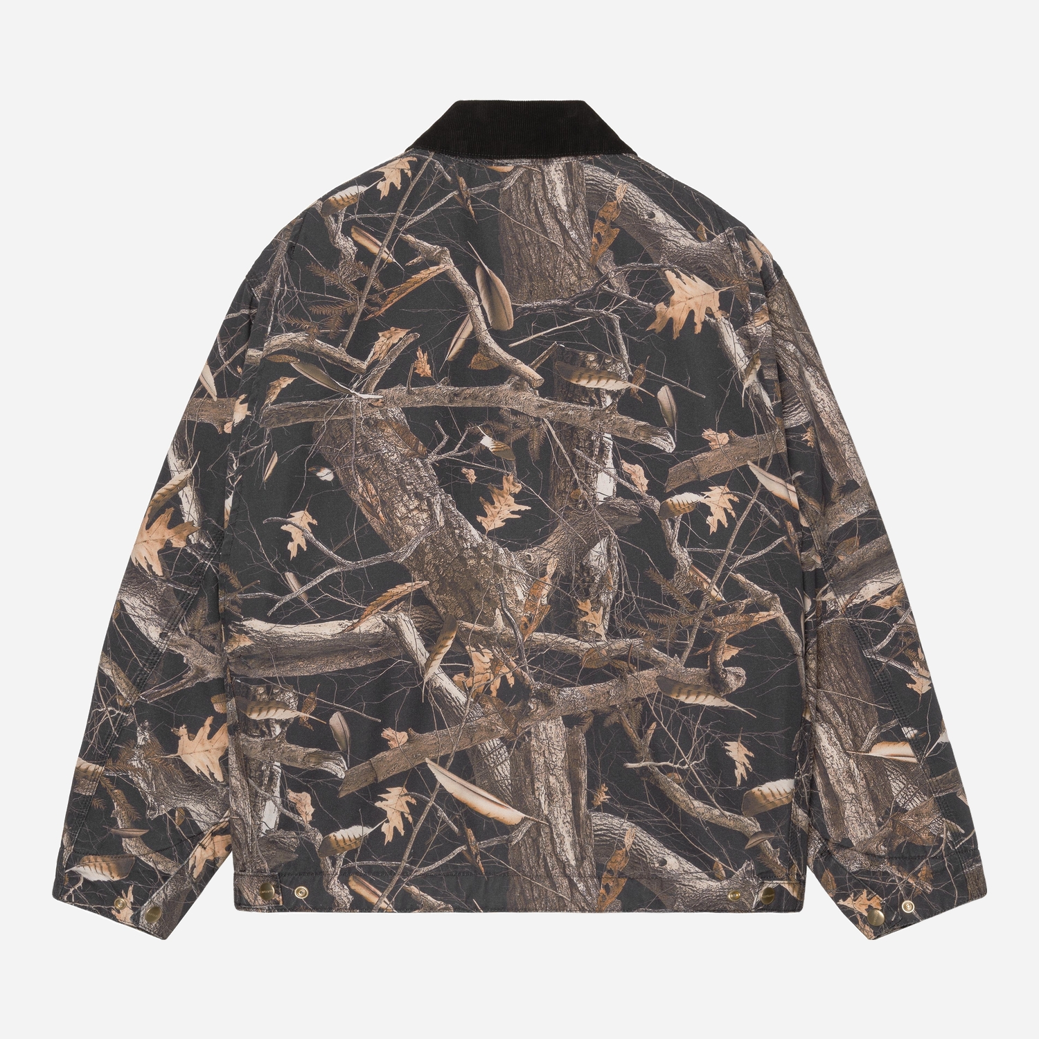 Carhartt WIP OG Detroit Jacket - Camo Feather Tree/Black/Heavy Stone Wash