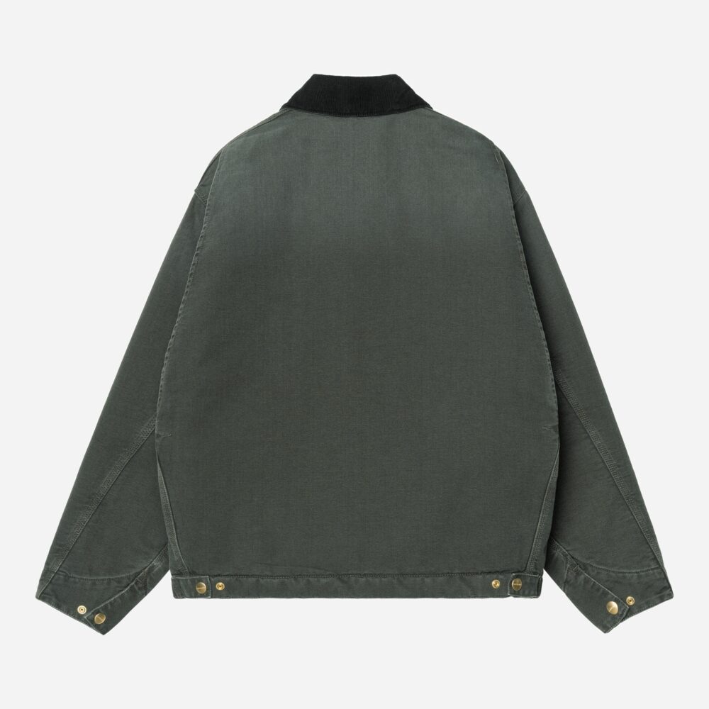 Carhartt WIP OG Detroit Jacket - Raven/Black/Stone Canvas Carhartt WIP OG Detroit Jacket - Raven/Black/Stone Canvas