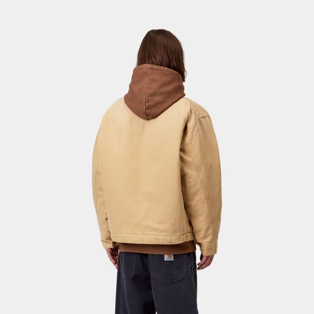 Carhartt WIP OG Detroit Jacket - WIP Dusty Hamilton/Tobacco/Stone Canvas