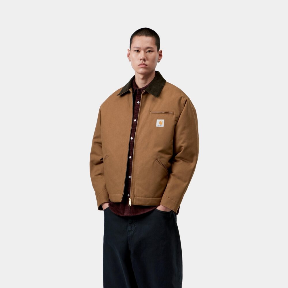 Carhartt WIP OG Detroit Jacket - WIP Hamilton Brown/Tobacco/Rigid
