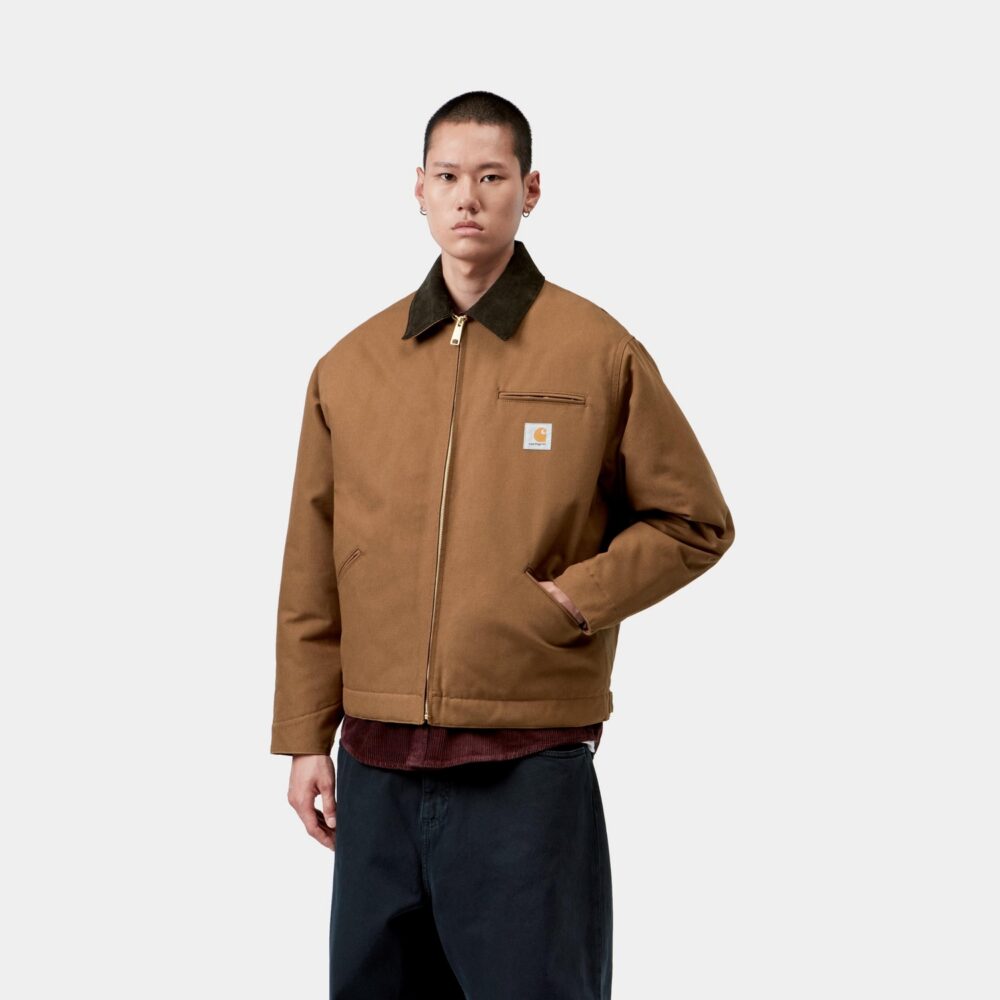 Carhartt WIP OG Detroit Jacket - WIP Hamilton Brown/Tobacco/Rigid