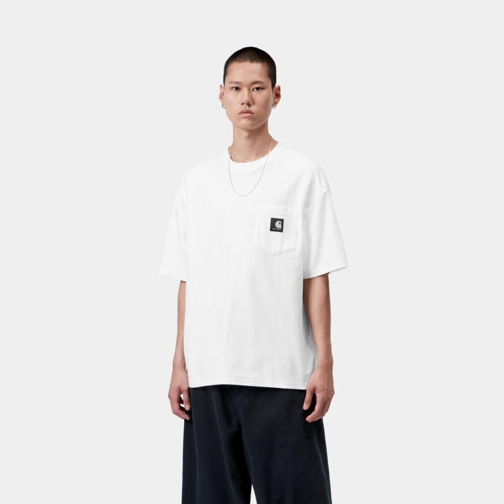 Carhartt WIP OG Loose Pocket Tee - White Carhartt WIP OG Loose Pocket Tee - White