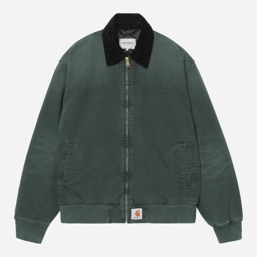Carhartt WIP OG Santa Fe Jacket - Raven/Black Stone Canvas (AU26) Carhartt WIP OG Santa Fe Jacket - Raven/Black Stone Canvas (AU26)