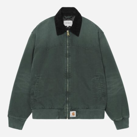 Carhartt WIP OG Santa Fe Jacket - Raven/Black Stone Canvas (AU26)