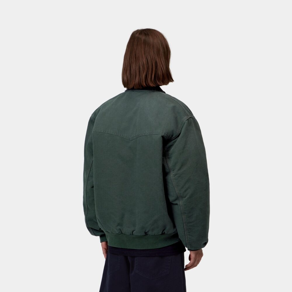 Carhartt WIP OG Santa Fe Jacket - Raven/Black Stone Canvas (AU26) Carhartt WIP OG Santa Fe Jacket - Raven/Black Stone Canvas (AU26)