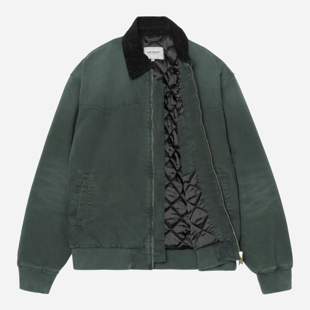 Carhartt WIP OG Santa Fe Jacket - Raven/Black Stone Canvas (AU26)