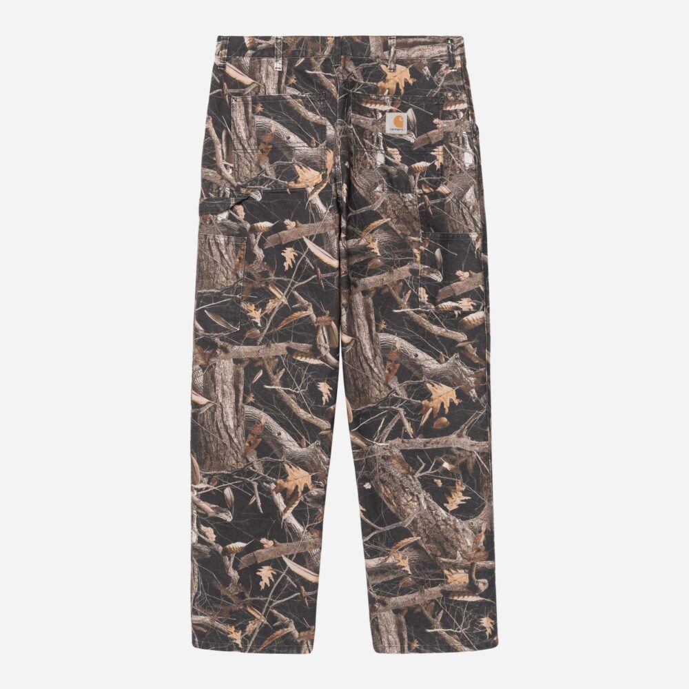 Carhartt WIP Single Knee Pant - Camo Feather Tree/Black/Heavy Stone Wash