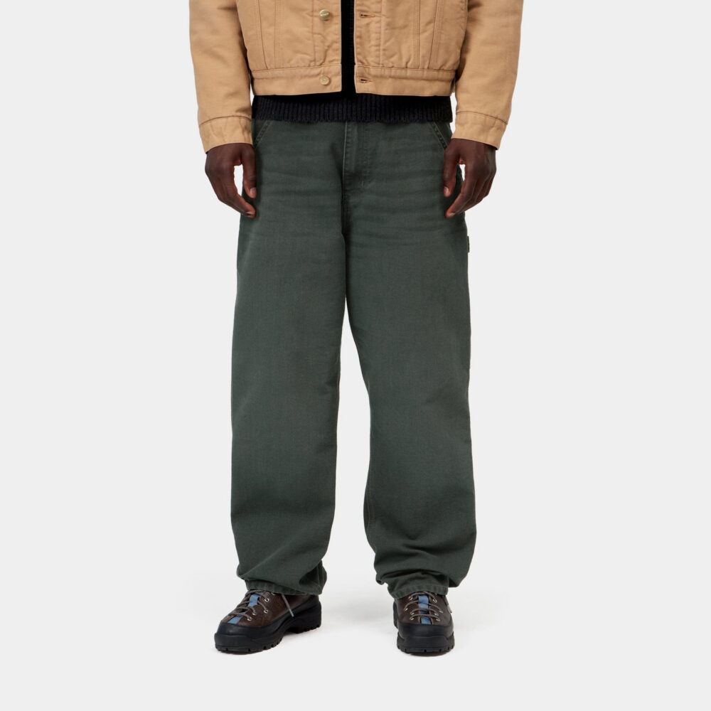 Carhartt WIP Single Knee Pant - Raven/Stone Canvas