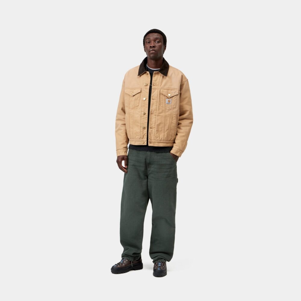 Carhartt WIP Single Knee Pant - Raven/Stone Canvas