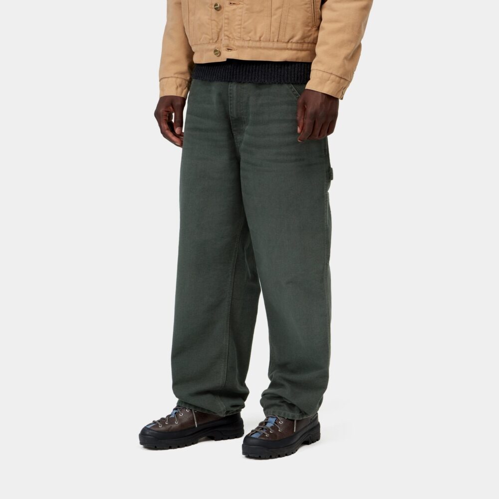 Carhartt WIP Single Knee Pant - Raven/Stone Canvas