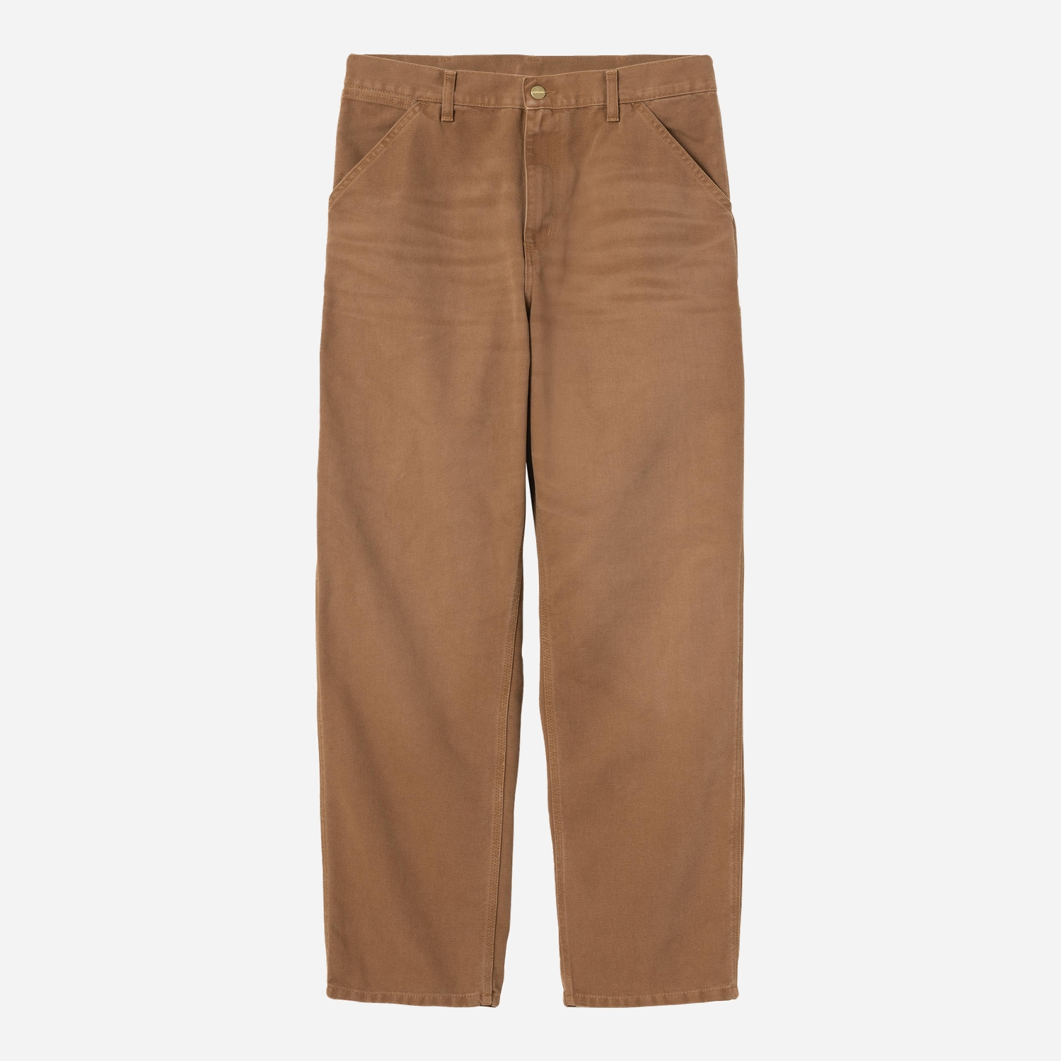 Carhartt WIP Single Knee Pant - WIP Hamilton Brown/Stone Canvas