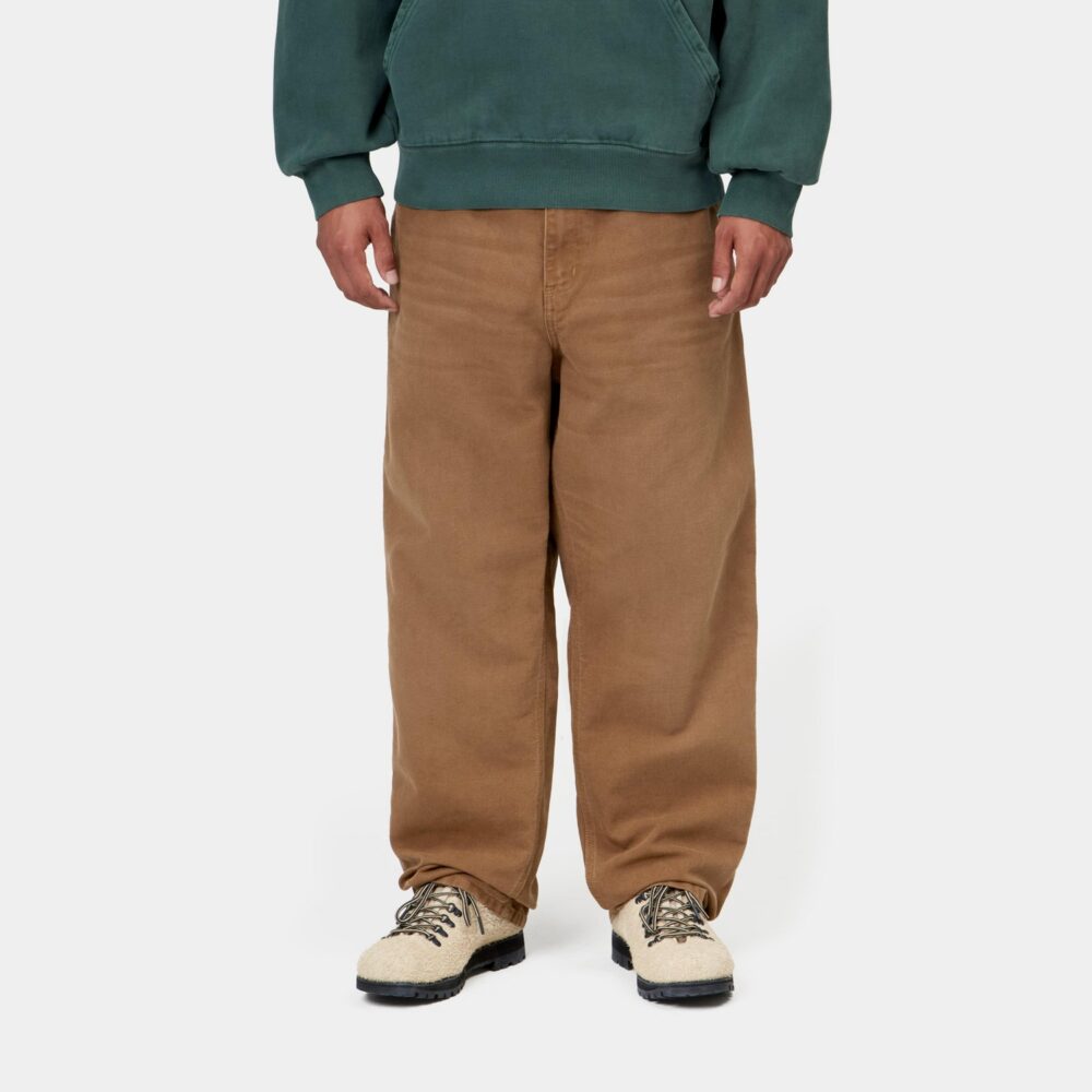 Carhartt WIP Single Knee Pant - WIP Hamilton Brown/Stone Canvas Carhartt WIP Single Knee Pant - WIP Hamilton Brown/Stone Canvas