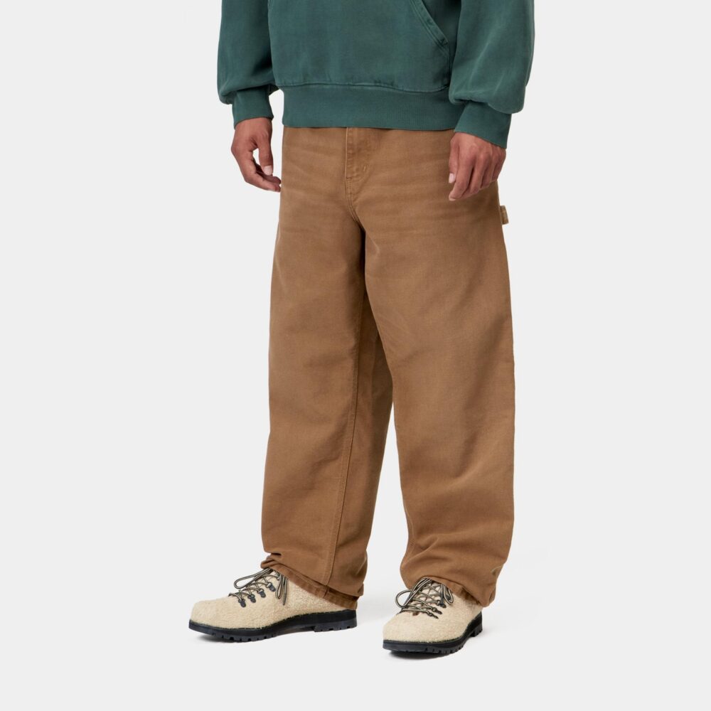 Carhartt WIP Single Knee Pant - WIP Hamilton Brown/Stone Canvas Carhartt WIP Single Knee Pant - WIP Hamilton Brown/Stone Canvas