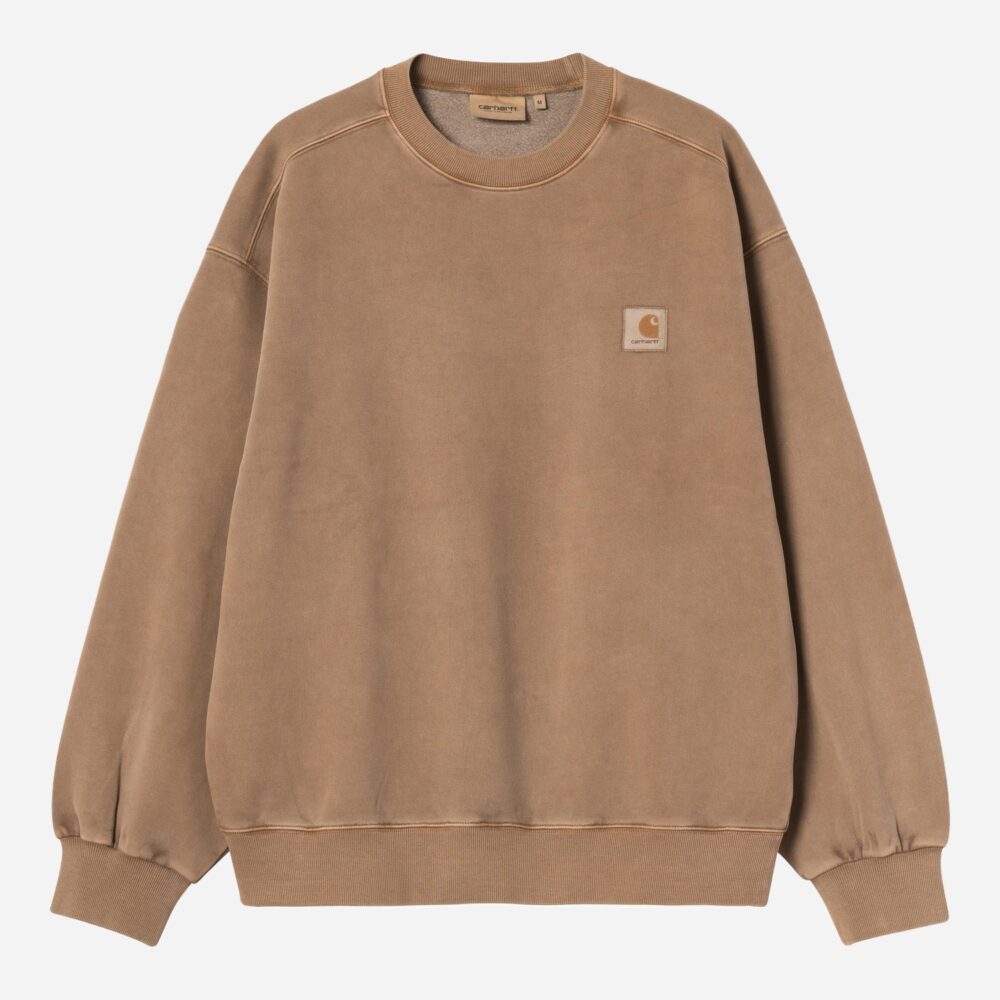 Carhartt WIP Vista Sweatshirt - WIP Hamilton Brown/Garment Dyed Carhartt WIP Vista Sweatshirt - WIP Hamilton Brown/Garment Dyed
