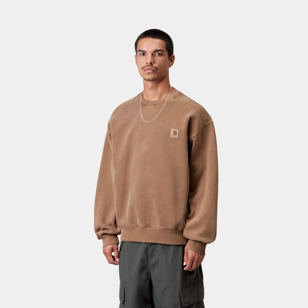 Carhartt WIP Vista Sweatshirt - WIP Hamilton Brown/Garment Dyed Carhartt WIP Vista Sweatshirt - WIP Hamilton Brown/Garment Dyed