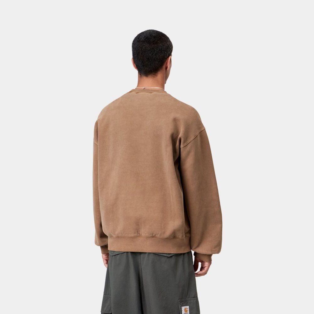 Carhartt WIP Vista Sweatshirt - WIP Hamilton Brown/Garment Dyed Carhartt WIP Vista Sweatshirt - WIP Hamilton Brown/Garment Dyed