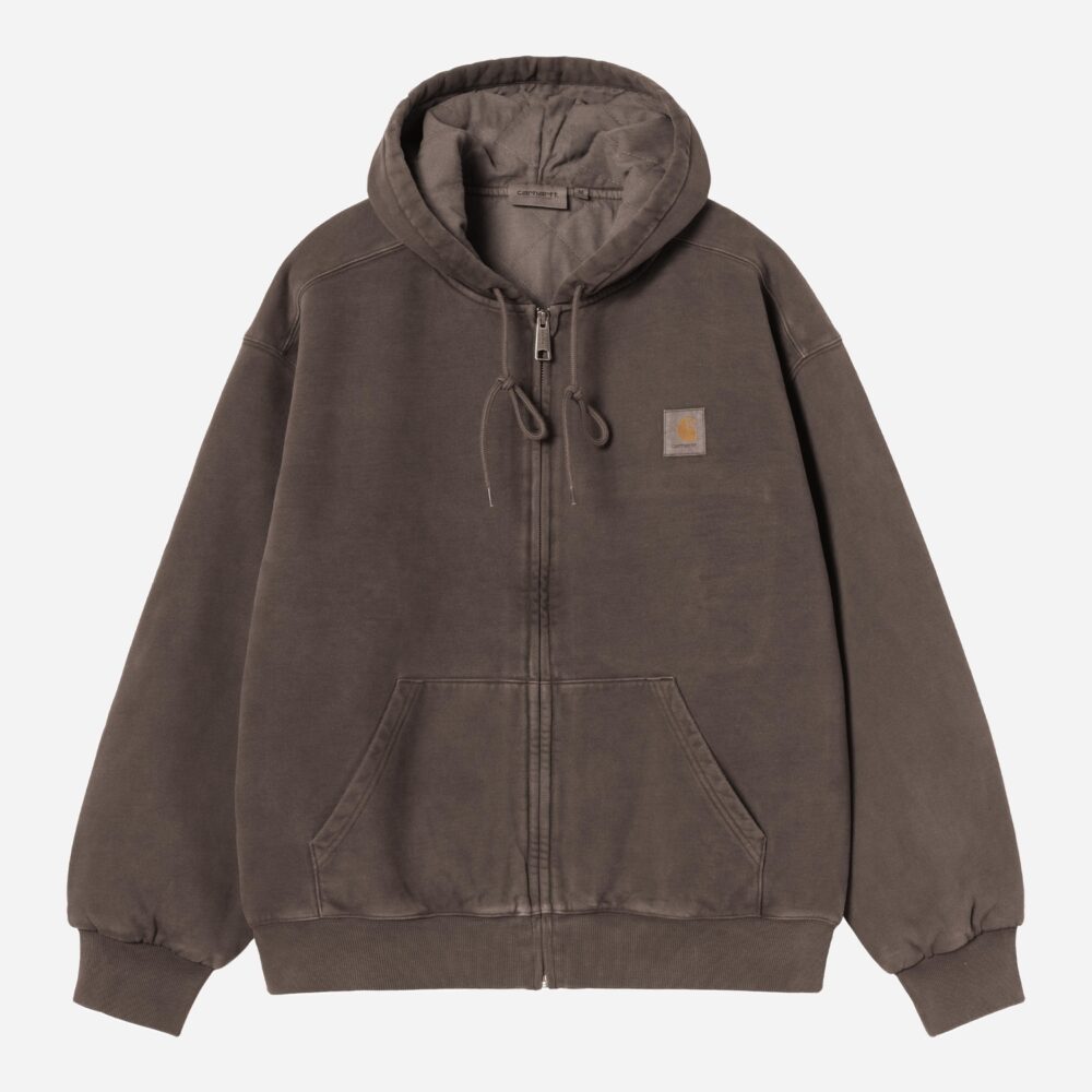 Carhartt WIP Vista Zip Hoodie - Tobacco/Garment Dyed Carhartt WIP Vista Zip Hoodie - Tobacco/Garment Dyed