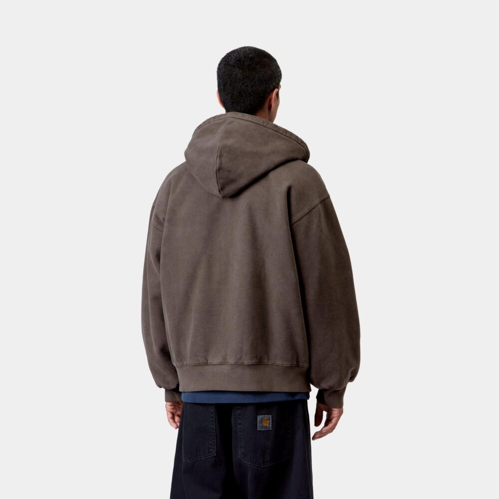 Carhartt WIP Vista Zip Hoodie - Tobacco/Garment Dyed Carhartt WIP Vista Zip Hoodie - Tobacco/Garment Dyed