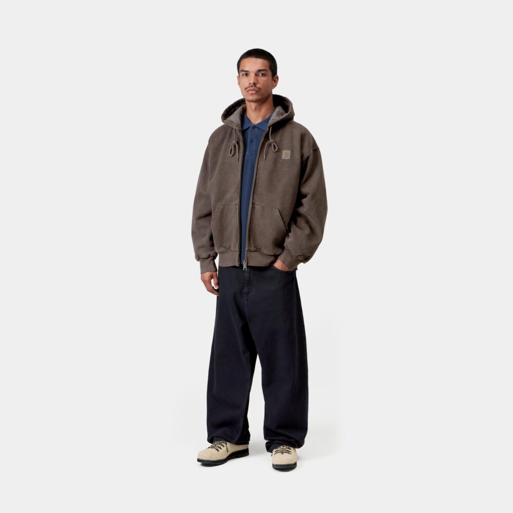 Carhartt WIP Vista Zip Hoodie - Tobacco/Garment Dyed
