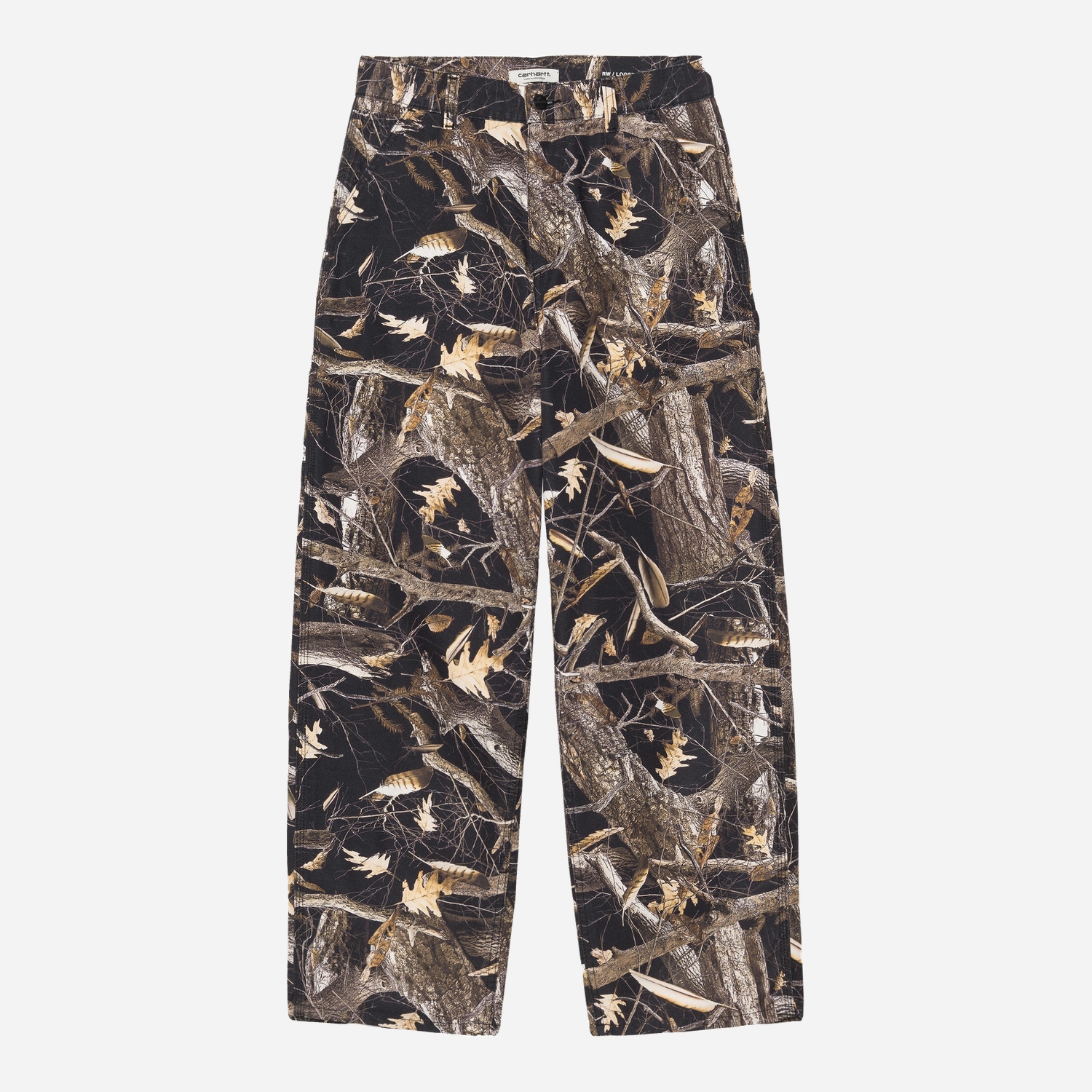Carhartt WIP Women's Brandon Single Knee Pant - Camo Feather Tree/Black