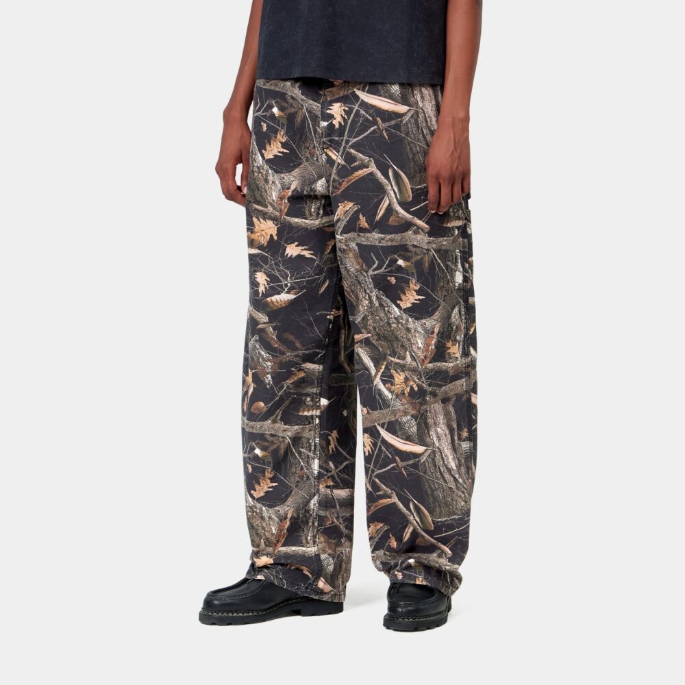 Carhartt WIP Women's Brandon Single Knee Pant - Camo Feather Tree/Black