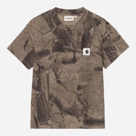 Carhartt WIP Women's Grape Picker Tee - Camo Feather Tree/Khaki/Shungite Carhartt WIP Women's Grape Picker Tee - Camo Feather Tree/Khaki/Shungite