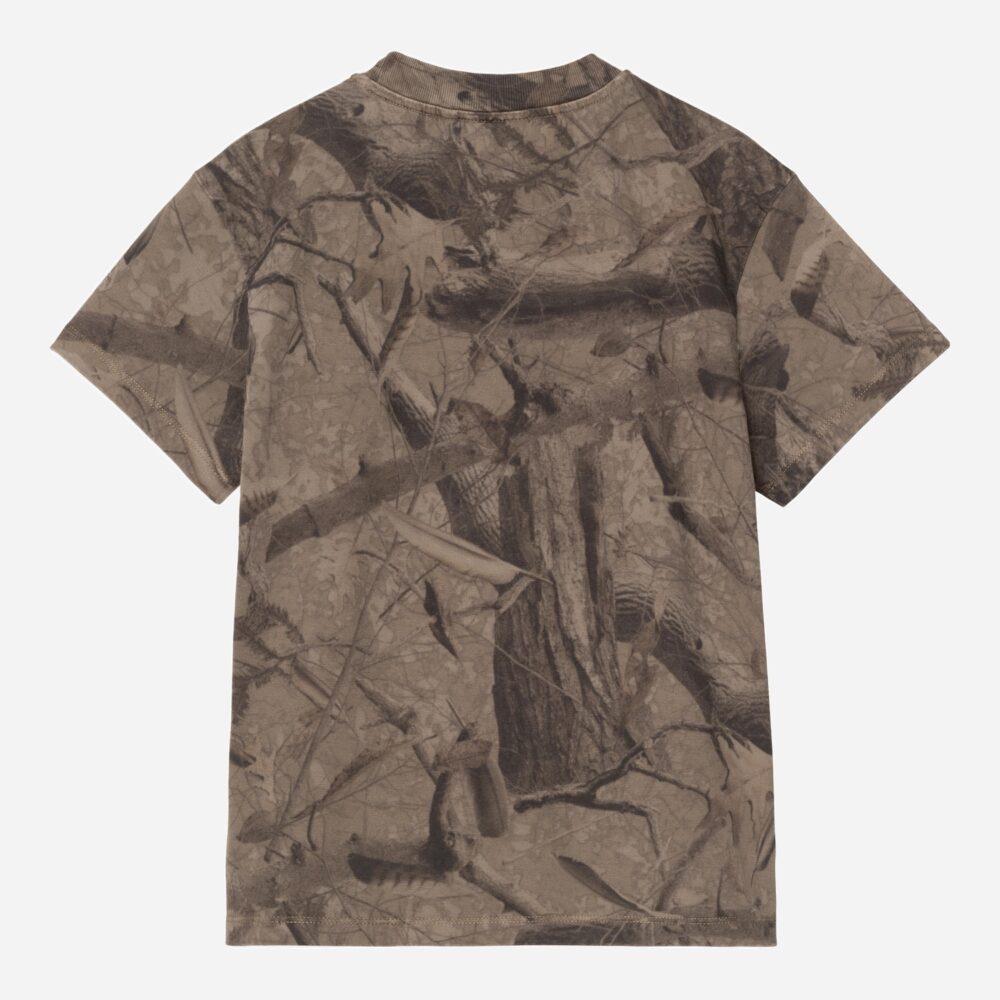 Carhartt WIP Women's Grape Picker Tee - Camo Feather Tree/Khaki/Shungite