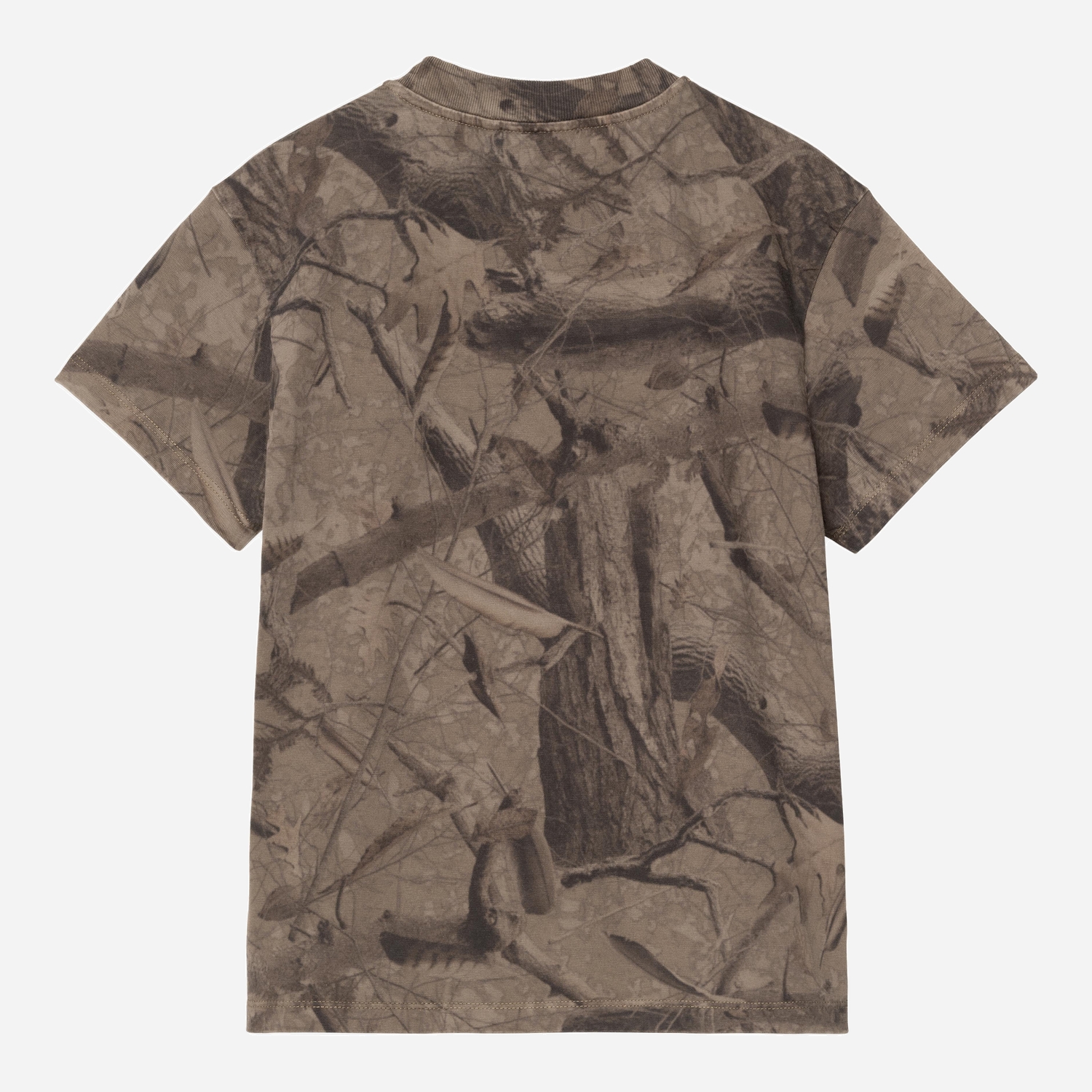 Carhartt WIP Women's Grape Picker Tee - Camo Feather Tree/Khaki/Shungite