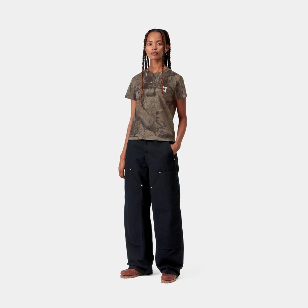 Carhartt WIP Women's Grape Picker Tee - Camo Feather Tree/Khaki/Shungite