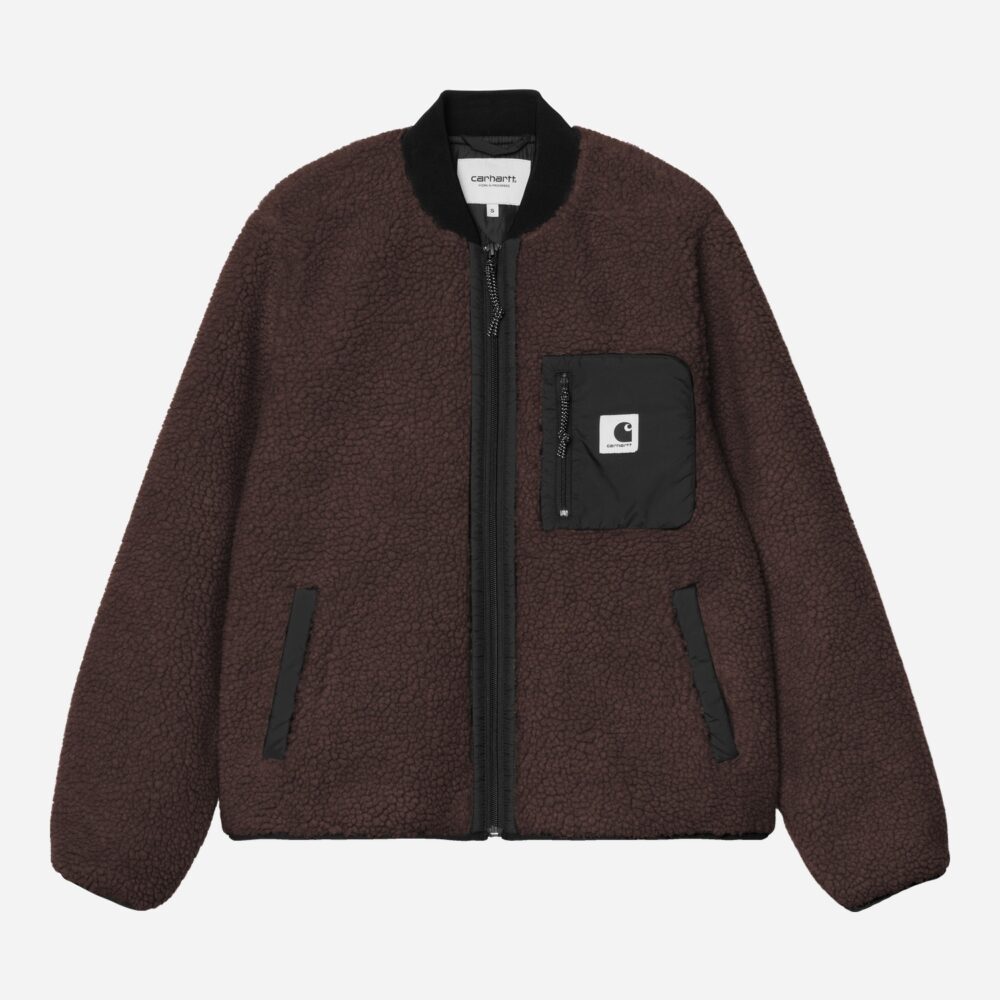 Carhartt WIP Women's Janet Fleece Liner - Palisander/Black Carhartt WIP Women's Janet Fleece Liner - Palisander/Black