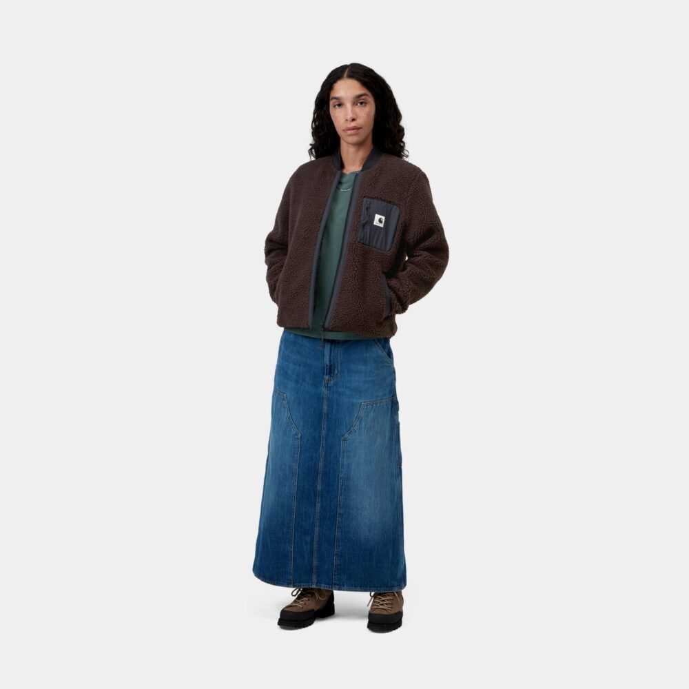 Carhartt WIP Women's Janet Fleece Liner - Palisander/Black