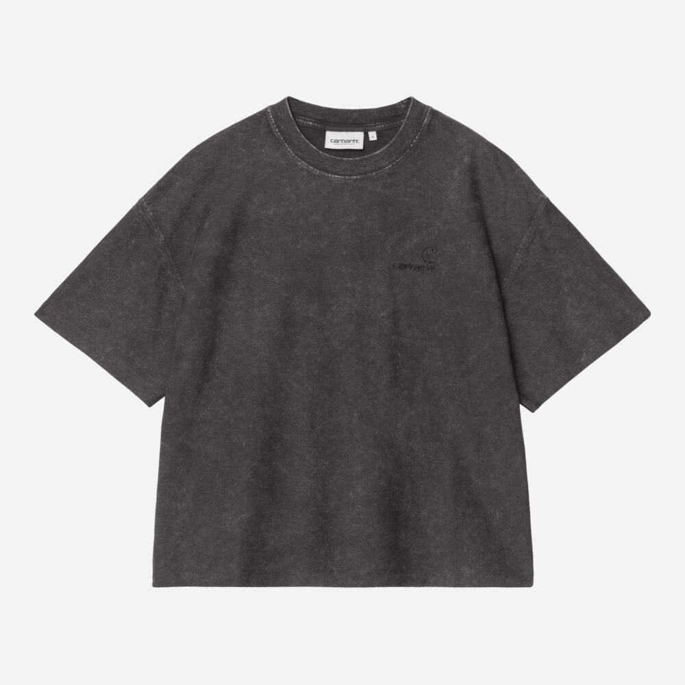 Carhartt WIP Women's Lambert Tee - Black/Moon Wash Carhartt WIP Women's Lambert Tee - Black/Moon Wash