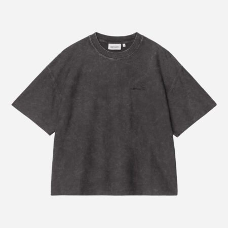 Carhartt WIP Women's Lambert Tee - Black/Moon Wash Carhartt WIP Women's Lambert Tee - Black/Moon Wash