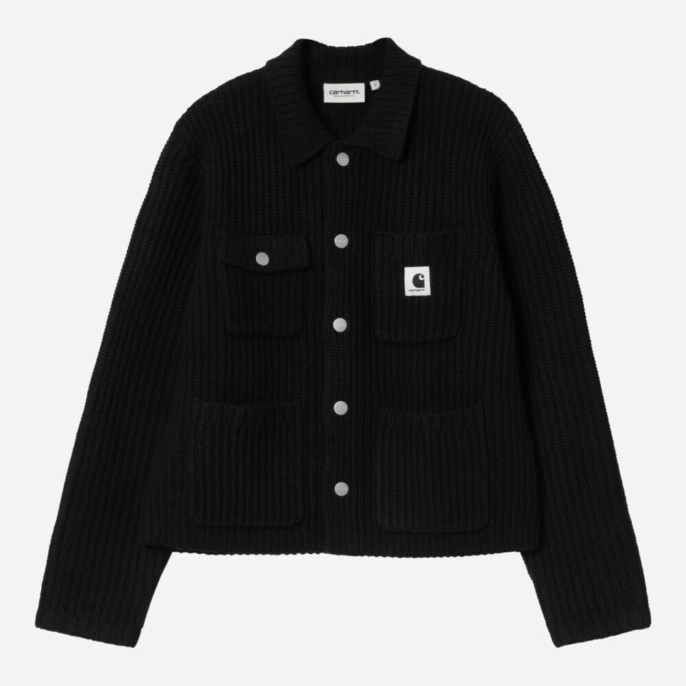 Carhartt WIP Women's Michigan Knitted Sweater - Black Carhartt WIP Women's Michigan Knitted Sweater - Black