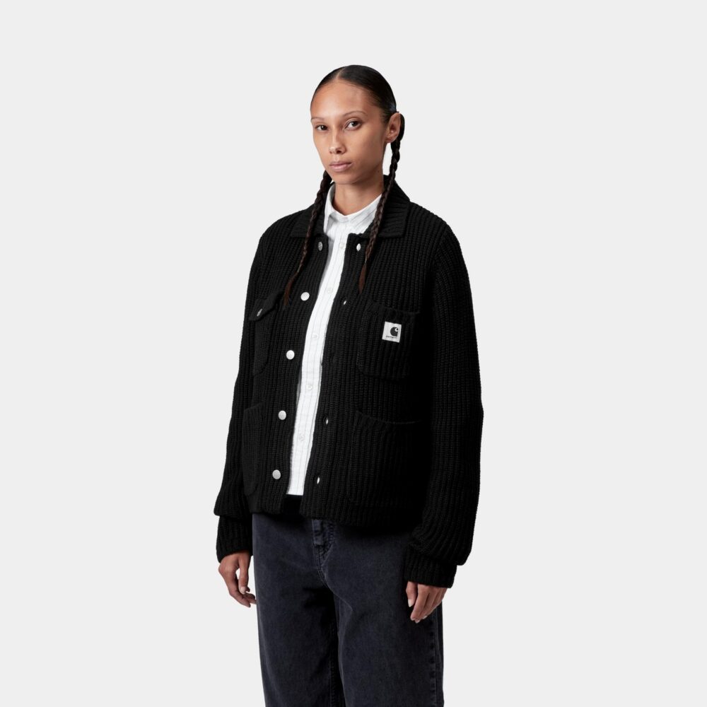 Carhartt WIP Women's Michigan Knitted Sweater - Black Carhartt WIP Women's Michigan Knitted Sweater - Black