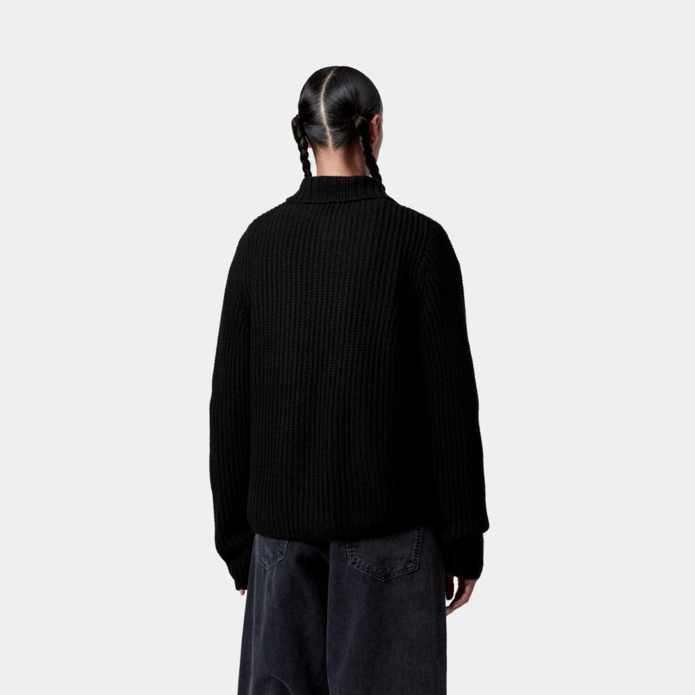 Carhartt WIP Women's Michigan Knitted Sweater - Black Carhartt WIP Women's Michigan Knitted Sweater - Black