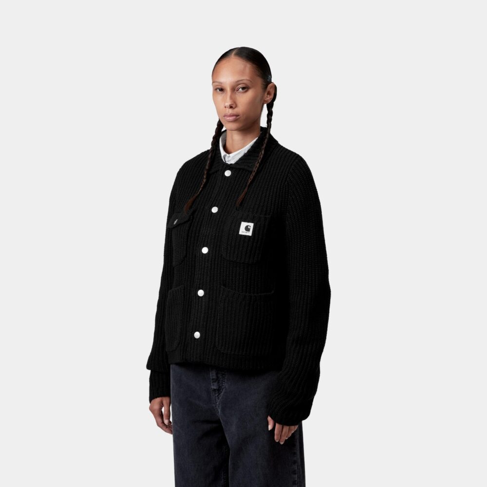 Carhartt WIP Women's Michigan Knitted Sweater - Black Carhartt WIP Women's Michigan Knitted Sweater - Black