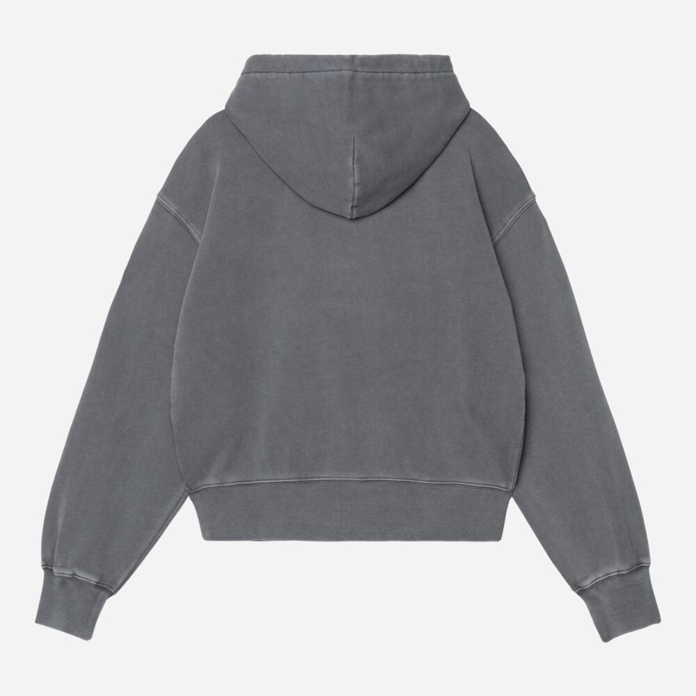 Carhartt WIP Women's Nelson Zip Hoodie - Styx/Garment Dyed