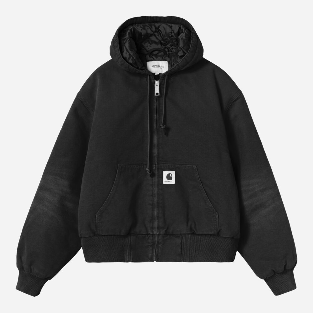 Carhartt WIP Women's OG Active Jacket - Black/Stone Canvas Carhartt WIP Women's OG Active Jacket - Black/Stone Canvas