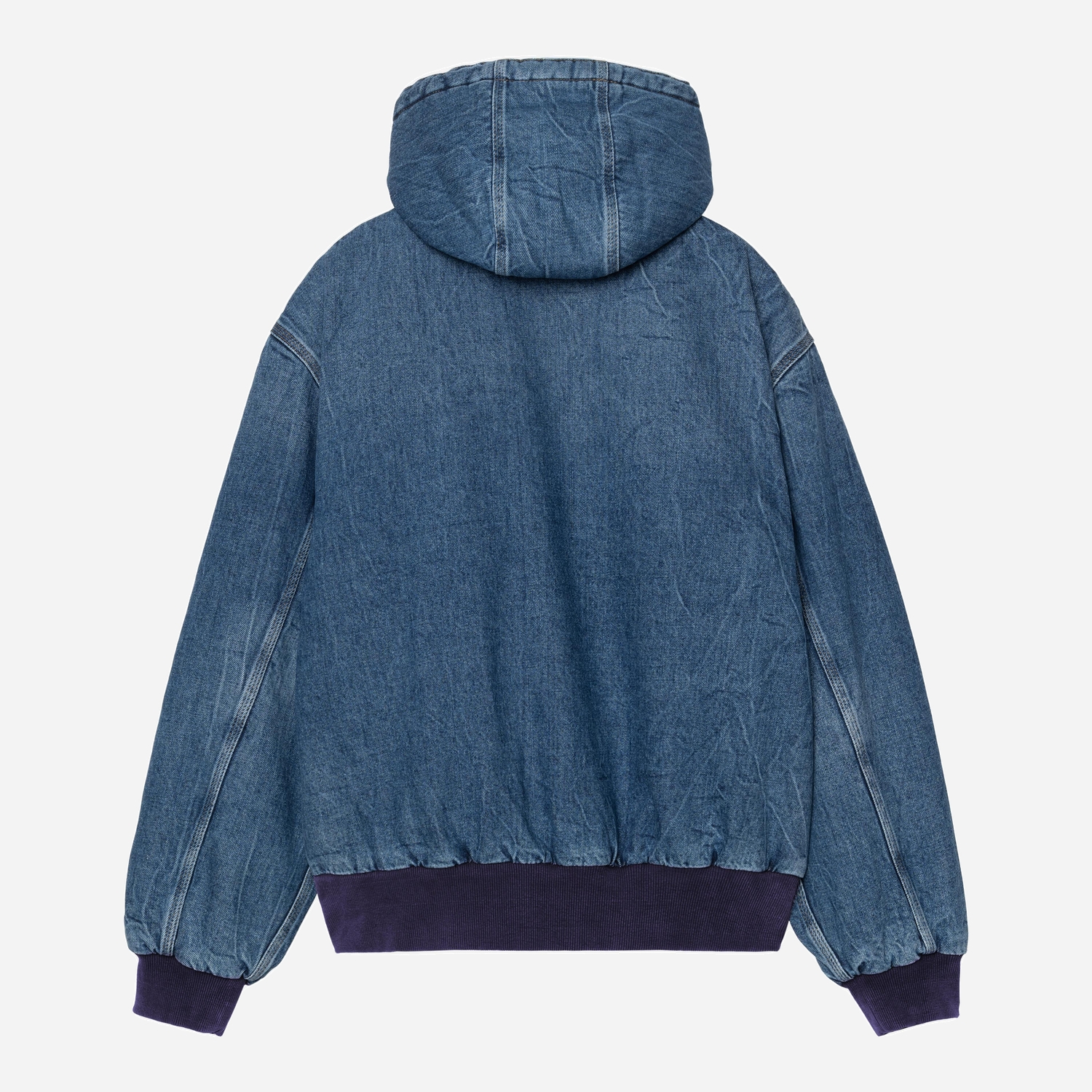 Carhartt WIP Women's OG Active Jacket - Blue/Marble Used Wash