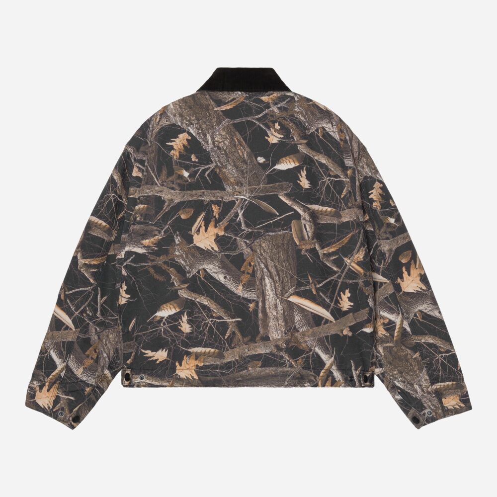 Carhartt WIP Women's OG Detroit Jacket - Camo Feather Tree/Black Carhartt WIP Women's OG Detroit Jacket - Camo Feather Tree/Black