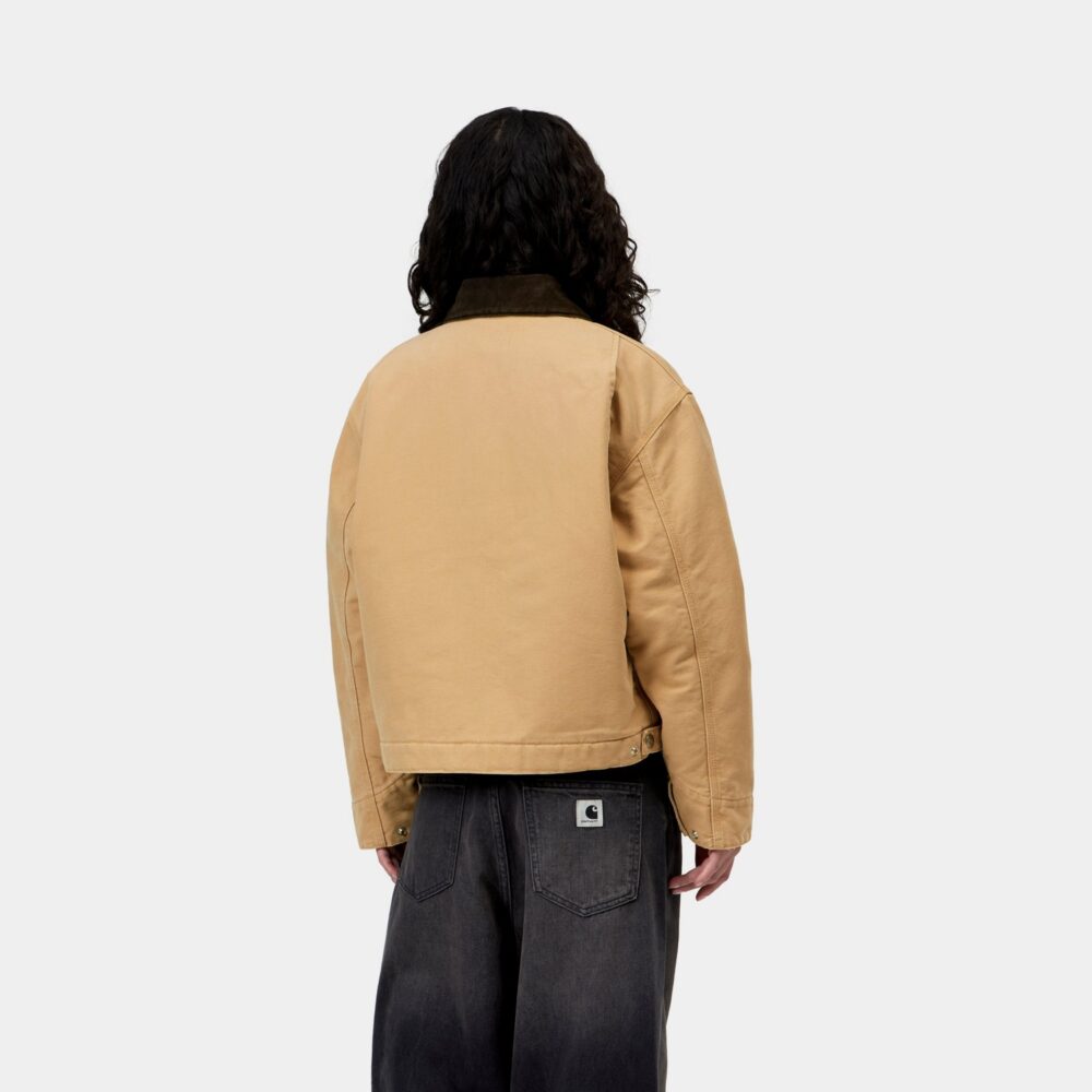 Carhartt WIP Women's OG Detroit Jacket - WIP Dusty Hamilton/Tobacco Carhartt WIP Women's OG Detroit Jacket - WIP Dusty Hamilton/Tobacco