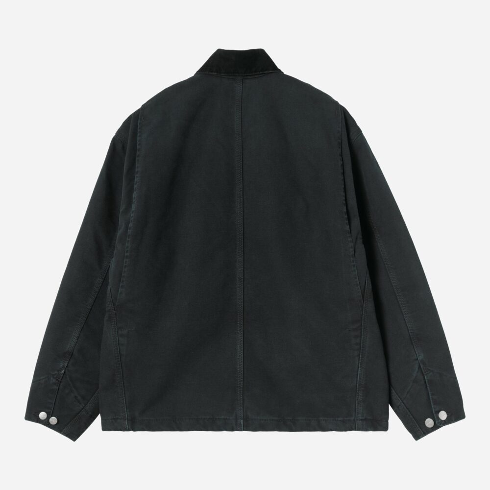 Carhartt WIP Women's OG Michigan Coat - Black/Black/Stone Canvas