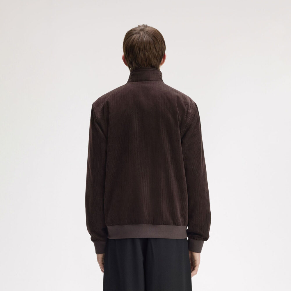 Fred Perry Cord Brentham Jacket - Rich Brown