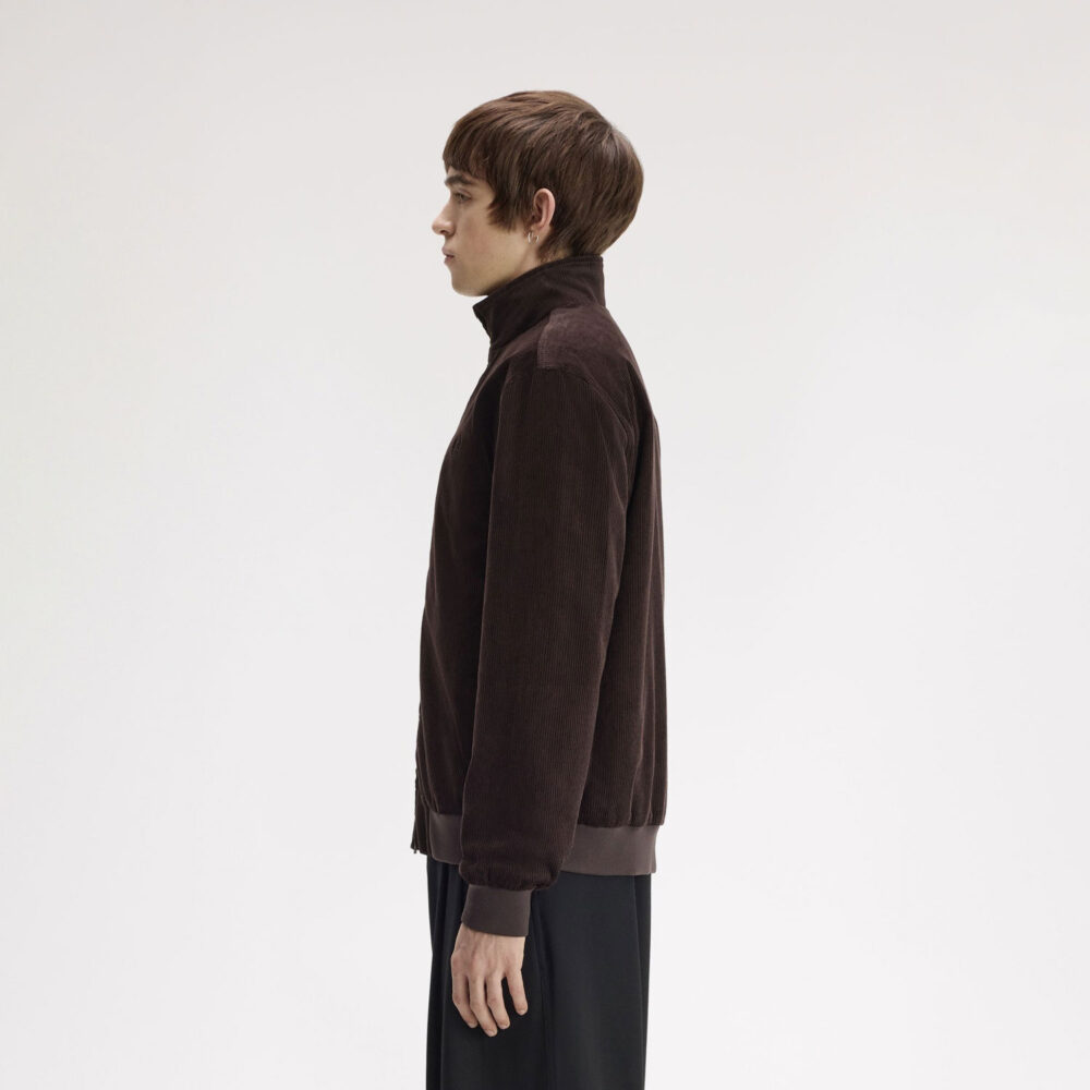Fred Perry Cord Brentham Jacket - Rich Brown