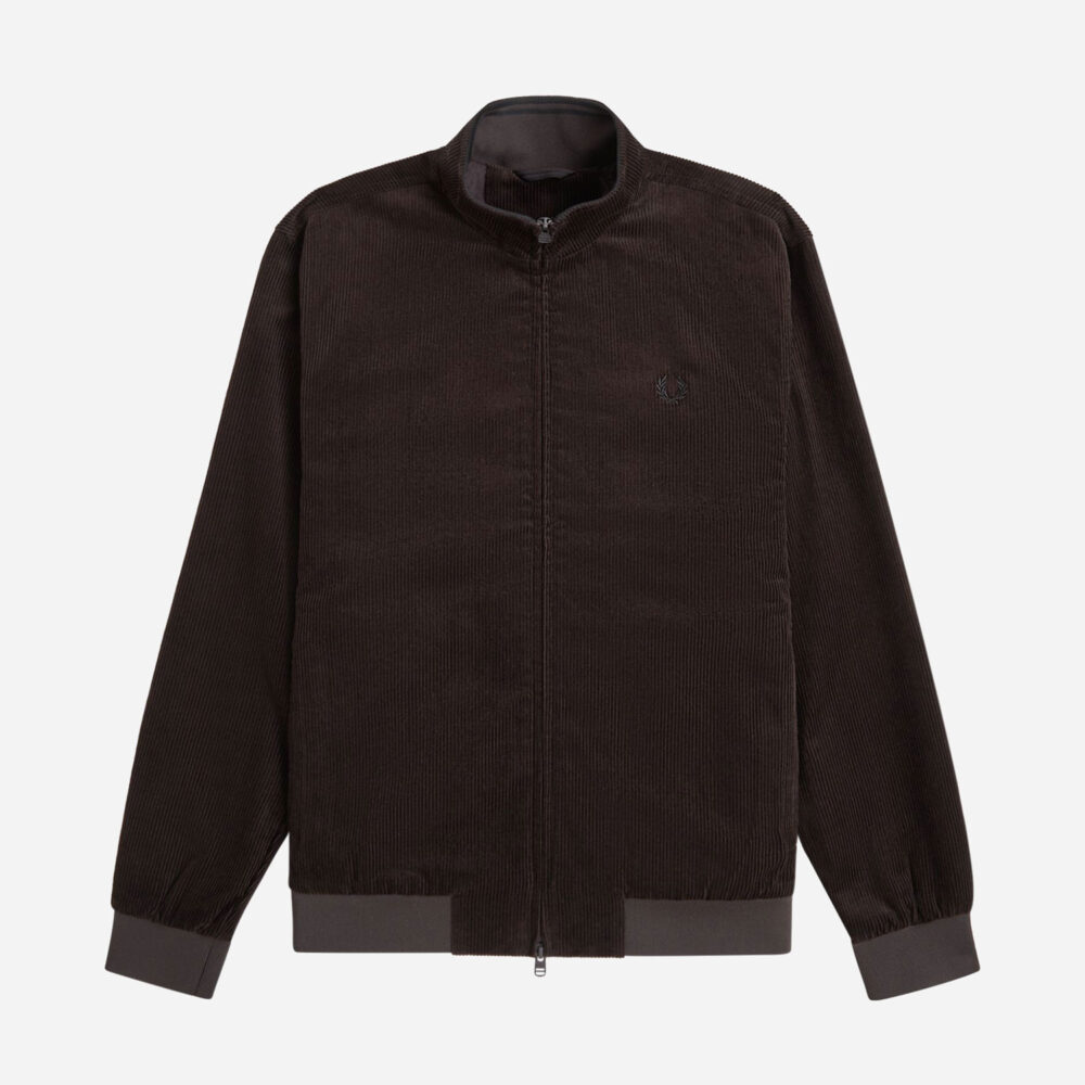 Fred Perry Cord Brentham Jacket - Rich Brown
